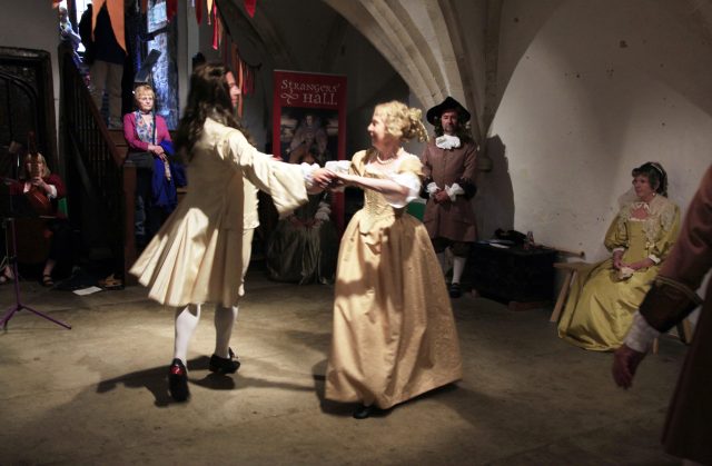 17th.c. 'Minuet' danced in the Undercroft at Strangers' Hall, Norwich