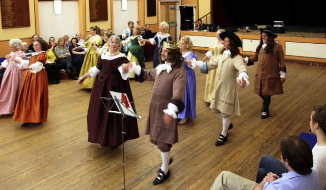 17th.c. 'Scotch Cap' at Early Dance Circle Festival held in Bath
