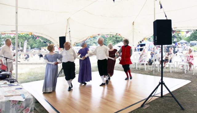 NHD performing 'The Duke of Kent's Waltz' at Strumshaw Tree Fair, 2025