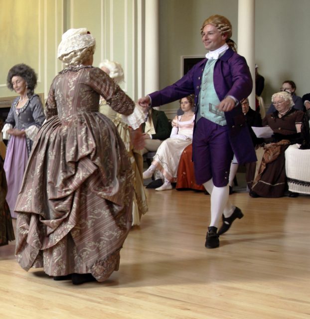 M. de Lazowski shows his paces in the Harvest Frolic.