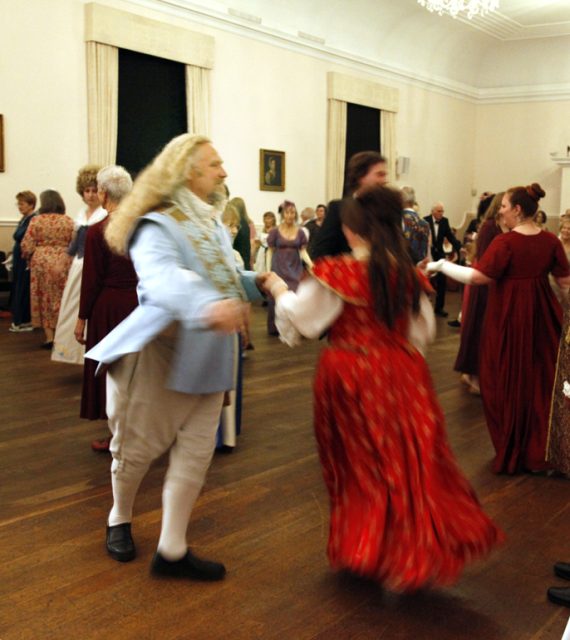 'Left hand turn' your partner during the Norwich Assembly Ball in the Assembly House, Norwich. 2025